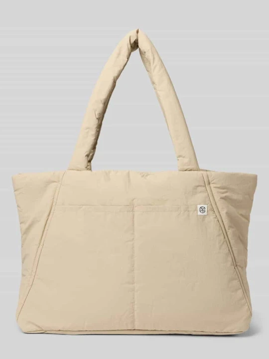 Zdjęcie produktu Torba shopper z detal z logo Model 'SIRIA SASJA' MSCH Copenhagen Beżowy