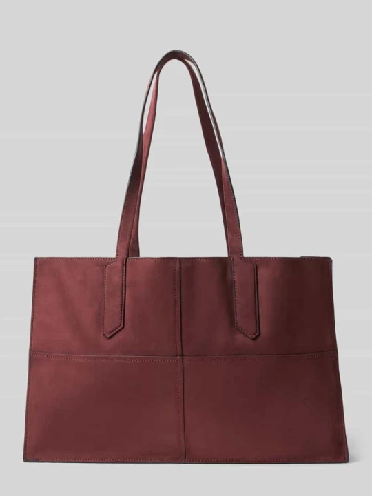 Zdjęcie produktu Torba shopper z detalem z logo model „AMY” Liebeskind Bordowy