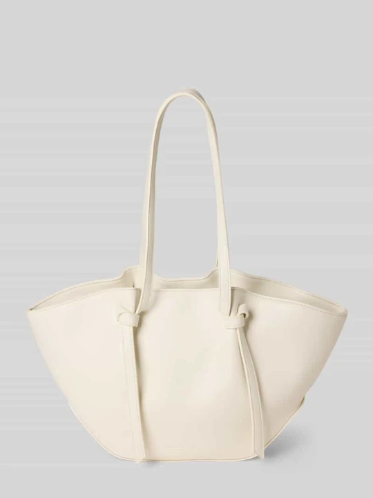 Zdjęcie produktu Shopper z detalem z logo model 'RYD' Seidenfelt Złamany biały