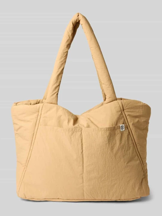 Zdjęcie produktu Torba shopper z detalem z logo model ‘SIRIA SASJA’ MSCH Copenhagen Beżowy