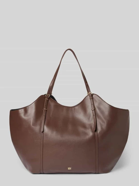 Zdjęcie produktu Torba shopper z imitacja skóry model 'NEEKO PN_TOTE' Hugo Ciemnobrązowy