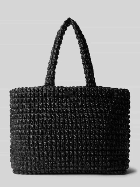 Zdjęcie produktu Shopper w skórzanym wyglądzie model 'MHATI' Hugo Czarny