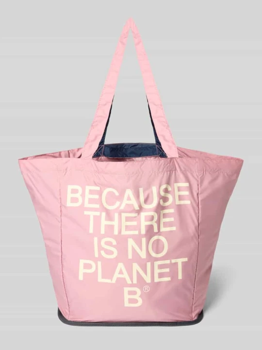 Zdjęcie produktu Torba shopper z nadruk z napisem model 'PACHO' ECOALF Różowy