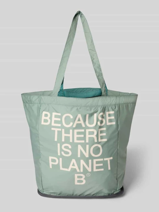 Zdjęcie produktu Torba shopper z nadruk z napisem model 'PACHO' ECOALF Trzcinowy