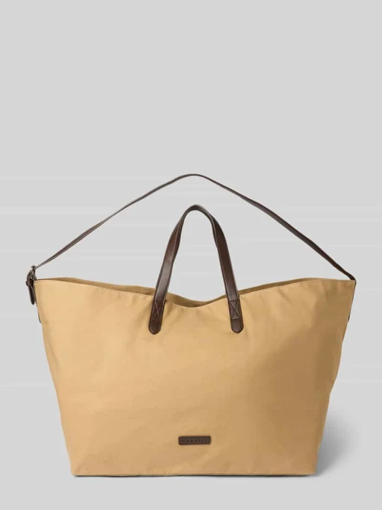 Zdjęcie produktu Torba shopper z naszywką z logo model ‘Finn’ Bugatti Camel