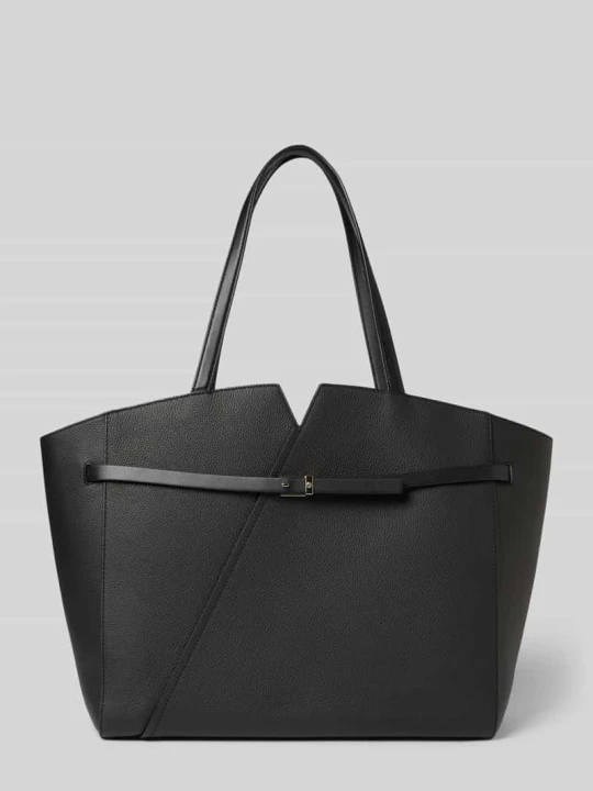 Zdjęcie produktu Torba shopper z naturalnej skóry bydlęcej Model 'BOSS REVERS SM TOTE' Czarny