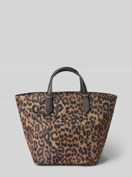 Zdjęcie produktu Torba shopper z odpinanym paskiem na ramię BORBONESE Średniobrązowy