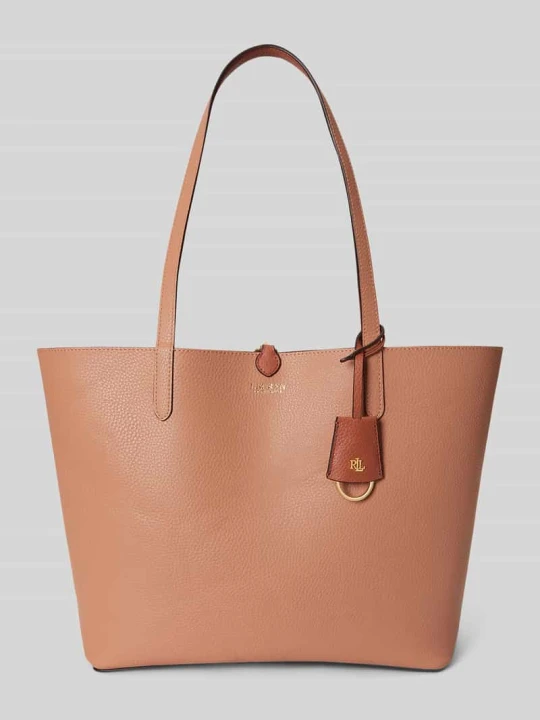 Zdjęcie produktu Torba shopper z opcją odwracania i minitorba Lauren Ralph Lauren Terakotowy