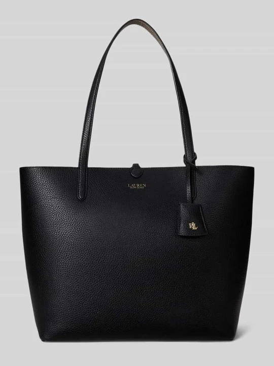 Zdjęcie produktu Torba shopper z opcją odwracania i minitorba Lauren Ralph Lauren Czarny