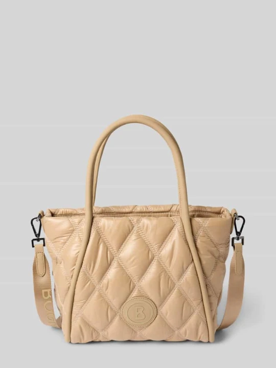 Zdjęcie produktu Torba shopper z pikowaniem model ‘tirano timea’ Bogner Piaskowy