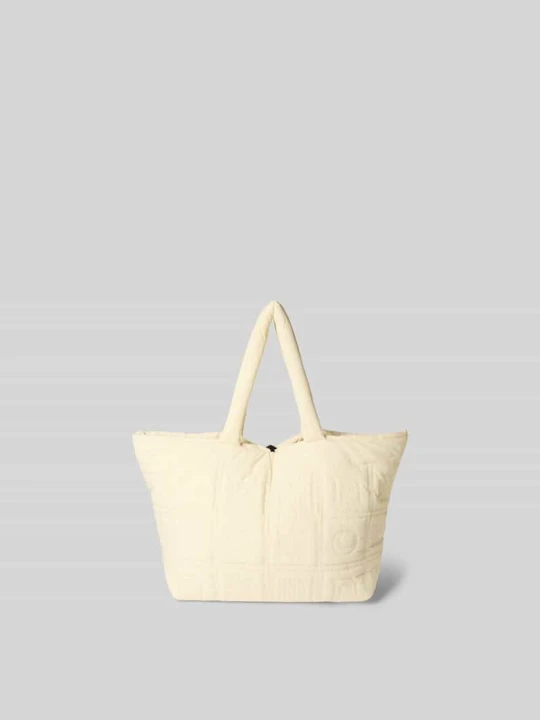 Zdjęcie produktu torba shopper z pikowaniem Nanushka Écru