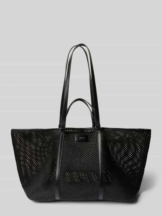 Zdjęcie produktu torba shopper z uchwytami do noszenia model 'PALMAH' Boss Czarny