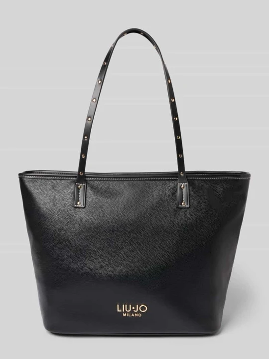 Zdjęcie produktu Tote Bag z aplikacją z logo Model „Evrim” Liu Jo Czarny