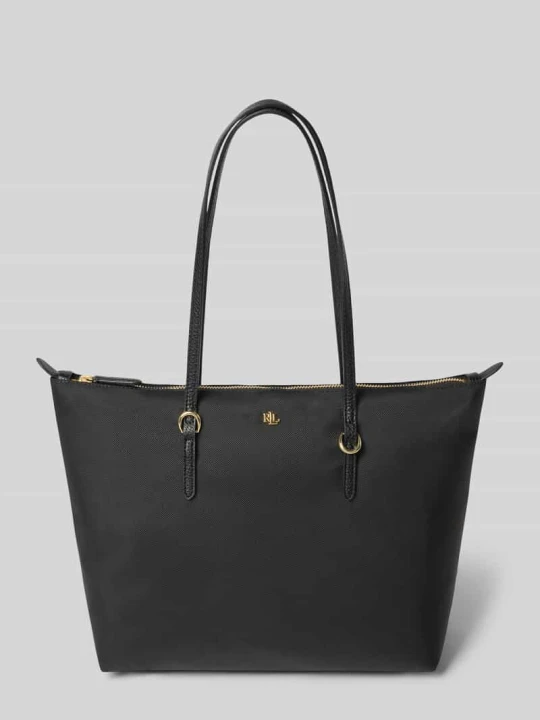 Zdjęcie produktu Torba typu Tote Bag z Aplikacją z metką Model 'KEATON' Lauren Ralph Lauren Czarny