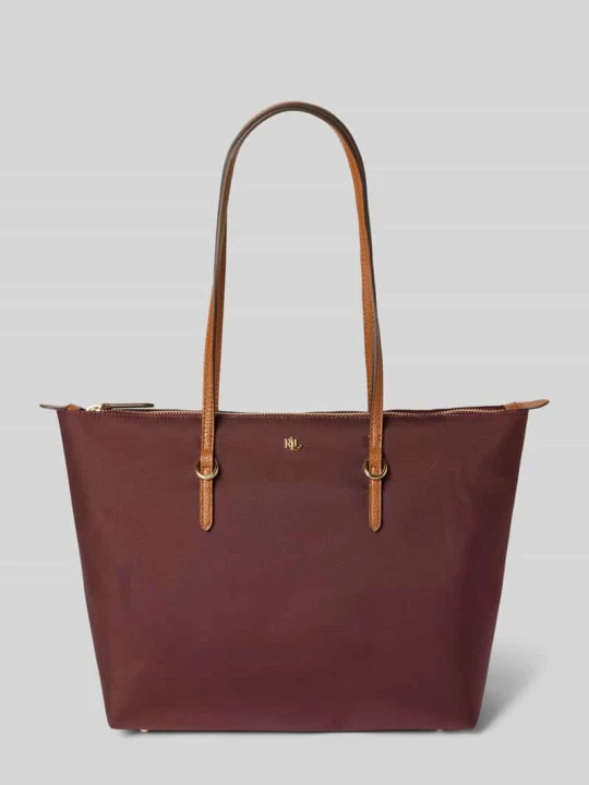 Zdjęcie produktu Torba typu Tote Bag z Aplikacją z metką Model 'KEATON' Lauren Ralph Lauren Bordowy