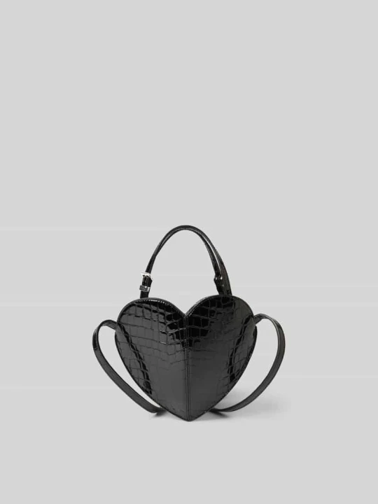 Zdjęcie produktu Torba typu crossbody z naturalnej skóry ROTATE Czarny