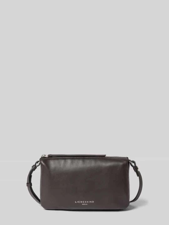 Zdjęcie produktu Torba typu crossbody z prawdziwej skóry model 'Nina' Liebeskind Ciemnobrązowy