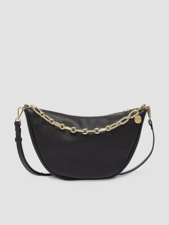 Zdjęcie produktu Torba typu hobo z łańcuszkiem s.Oliver czarny