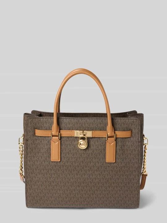 Zdjęcie produktu Listonoszka Bags z uchwytem Model 'HAMILTON' Michael Kors Ciemnobrązowy