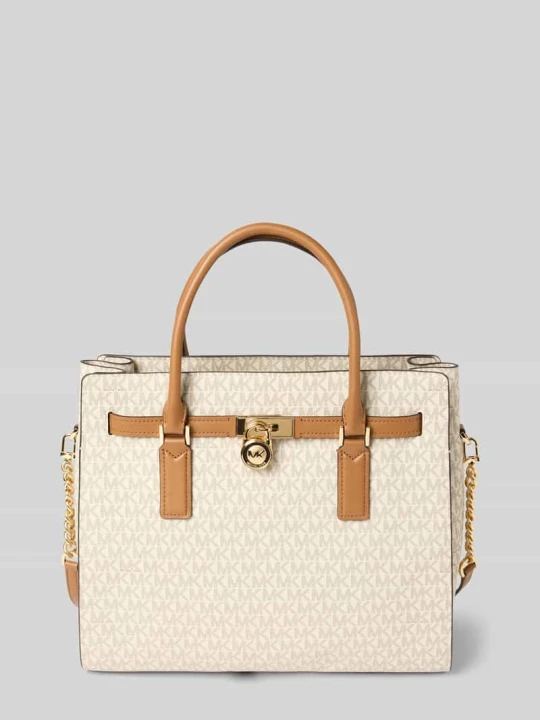 Zdjęcie produktu Listonoszka Bags z uchwytem Model 'HAMILTON' Michael Kors Écru