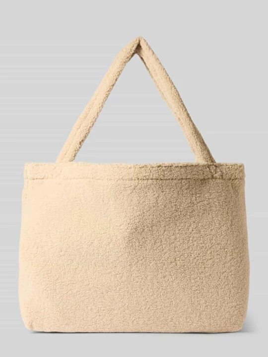 Zdjęcie produktu Torba typu mom bag z futerka model ‘Teddy’ STUDIO NOOS Écru