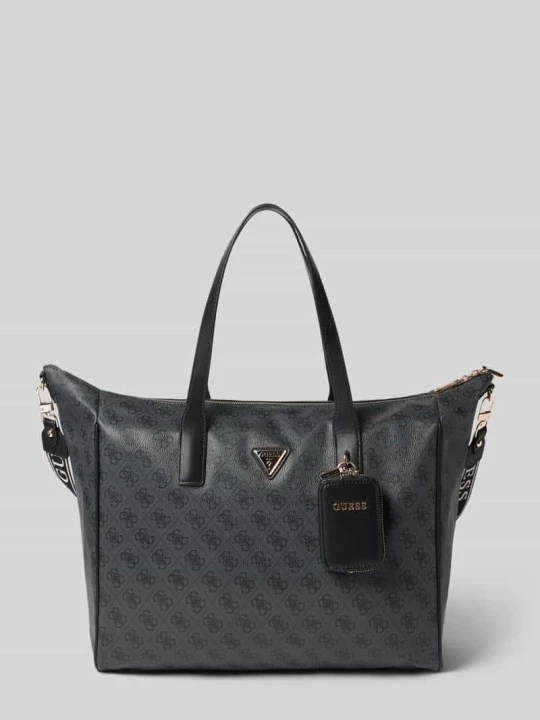 Zdjęcie produktu Torba typu tote w pikowanym wyglądzie model 'Latona' Guess Czarny