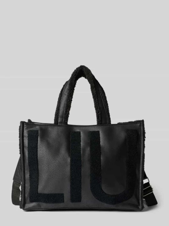Zdjęcie produktu Torba typu tote z detal z logo model 'Montone' Liu Jo Czarny
