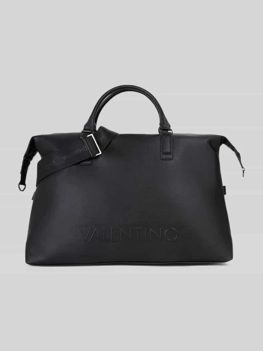 Zdjęcie produktu Torba weekendowa w skórzanym wyglądzie model 'ELITE' VALENTINO BAGS Czarny