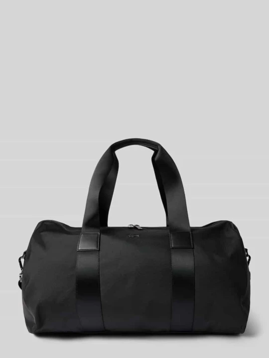 Zdjęcie produktu Torba weekendowa z detal z logo model 'Everyday Weekend Bag' Lacoste Czarny