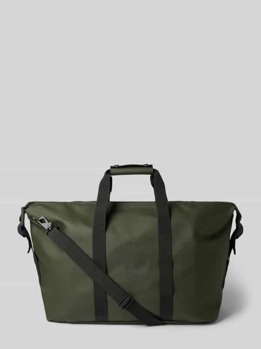 Zdjęcie produktu Torba weekendowa z detal z logo model 'Hilo' Rains Oliwkowy