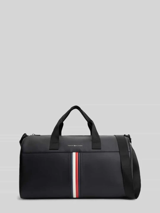 Zdjęcie produktu torba weekendowa z detal z logo Tommy Hilfiger czarny