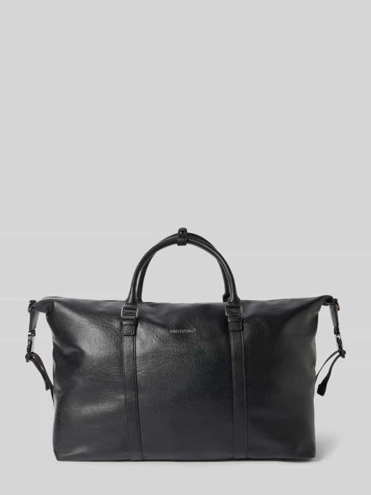 Zdjęcie produktu Torba weekendowa z Detal z logo VALENTINO BAGS Czarny