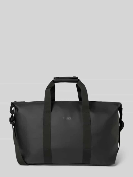 Zdjęcie produktu Torba weekendowa z logo model ‘Hilo’ Rains Czarny