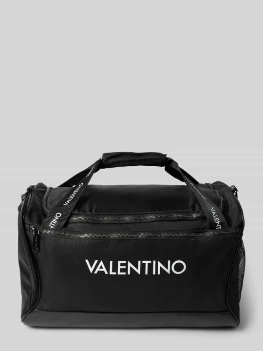 Zdjęcie produktu Torba weekendowa z nadrukiem z logo VALENTINO BAGS Czarny