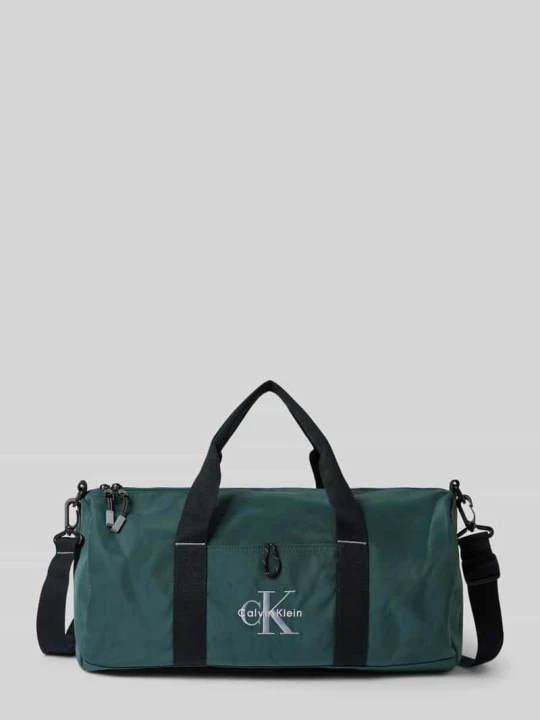 Zdjęcie produktu Torba weekendowa z wyhaftowanym logo Calvin Klein Petrol