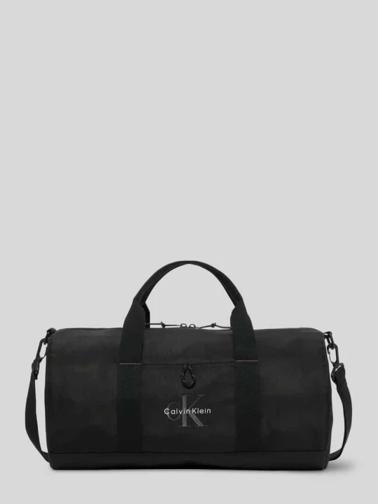 Zdjęcie produktu torba weekendowa z wyhaftowanym logo Calvin Klein Czarny