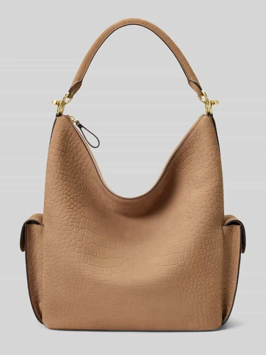 Zdjęcie produktu Torba z naturalnej skóry Lauren Ralph Lauren Camel