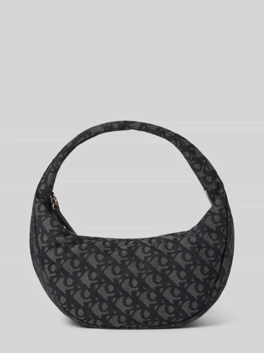 Zdjęcie produktu Torba z uchwytami i detalem z logo Calvin Klein Czarny
