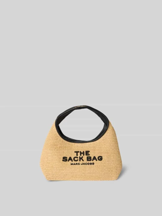 Zdjęcie produktu Torba z uchwytami z imitacji łyka Marc Jacobs Beżowy