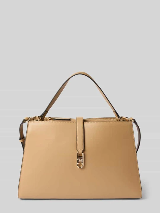 Zdjęcie produktu Torba z uchwytem o fakturowanej powierzchni Tommy Hilfiger Camel