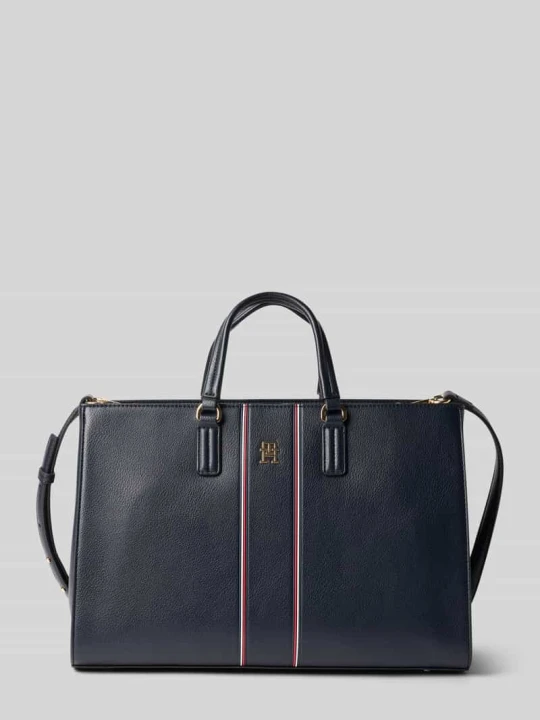 Zdjęcie produktu Torba do ręki z materiał skóropodobny Tommy Hilfiger Ciemnoniebieski