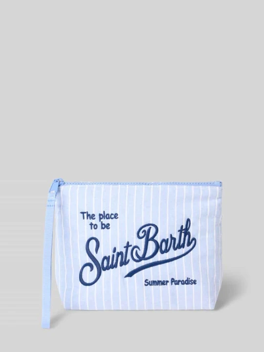 Zdjęcie produktu Torba z wyhaftowanym logo model 'Aline' MC2 Saint Barth Granatowy
