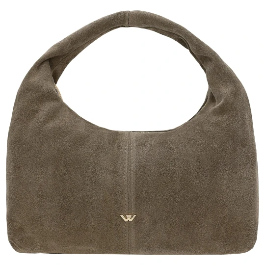 Zdjęcie produktu Beżowa mała torebka w stylu hobo 80508-64 Wojas