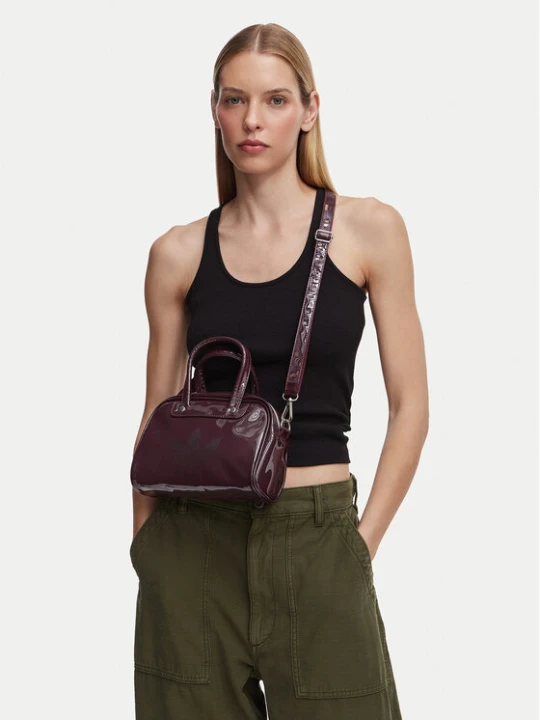 Zdjęcie produktu Torebka adidas Adicolor Mini Bowling Bag KQ9066 Bordowy
