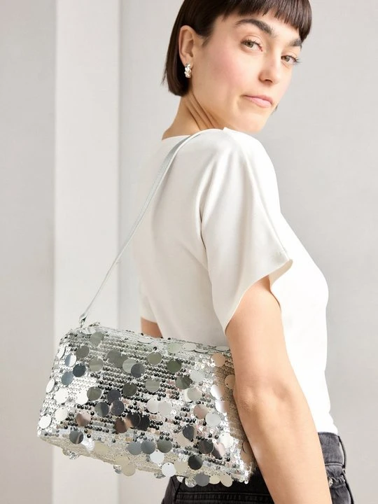 Zdjęcie produktu Torebka Anna Field By Zalando srebrny