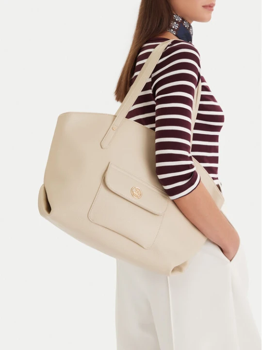 Zdjęcie produktu Torebka Beverly Hills Polo Club CEO-BHPC-C-001-09 Écru Kremowy