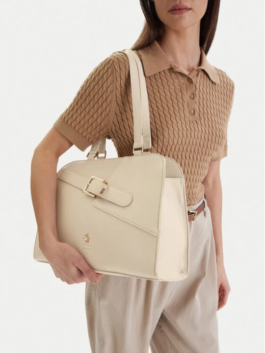 Zdjęcie produktu Torebka Beverly Hills Polo Club CEO-BHPC-C-006-09 Écru Kremowy