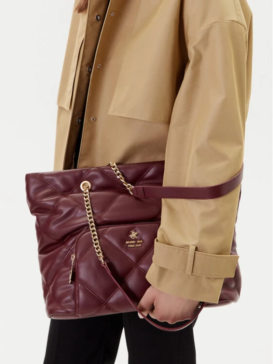 Zdjęcie produktu Torebka Beverly Hills Polo Club CEO-BHPC-C-010-08 Bordowy