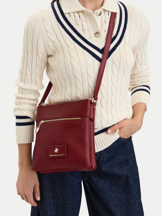Zdjęcie produktu Torebka Beverly Hills Polo Club CEO-BHPC-C-012-10 Bordowy