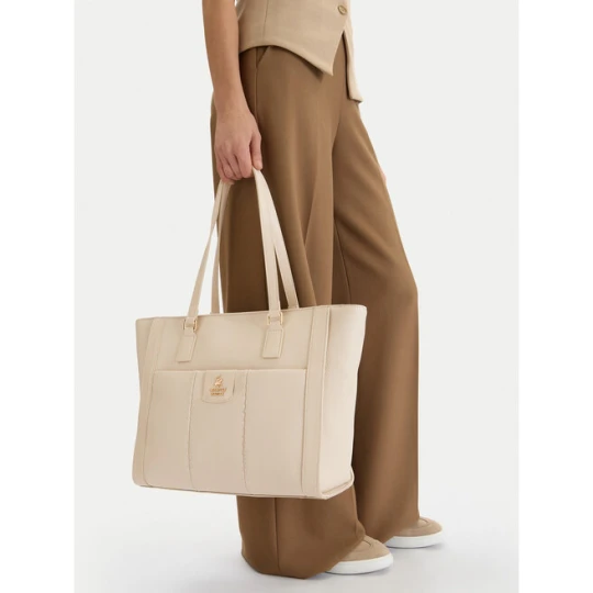 Zdjęcie produktu Torebka Beverly Hills Polo Club CEO-BHPC-C-021-09 Écru Kremowy